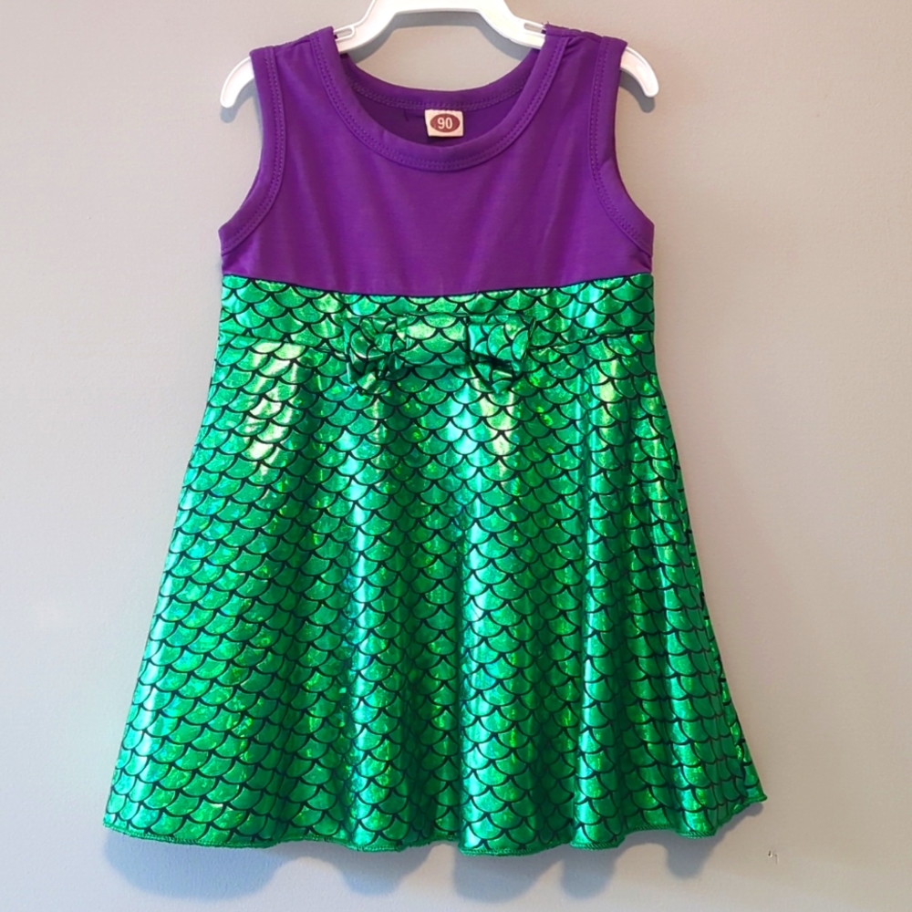 NWOT Mermaid 🧜‍♀️ style dress Sz 2T